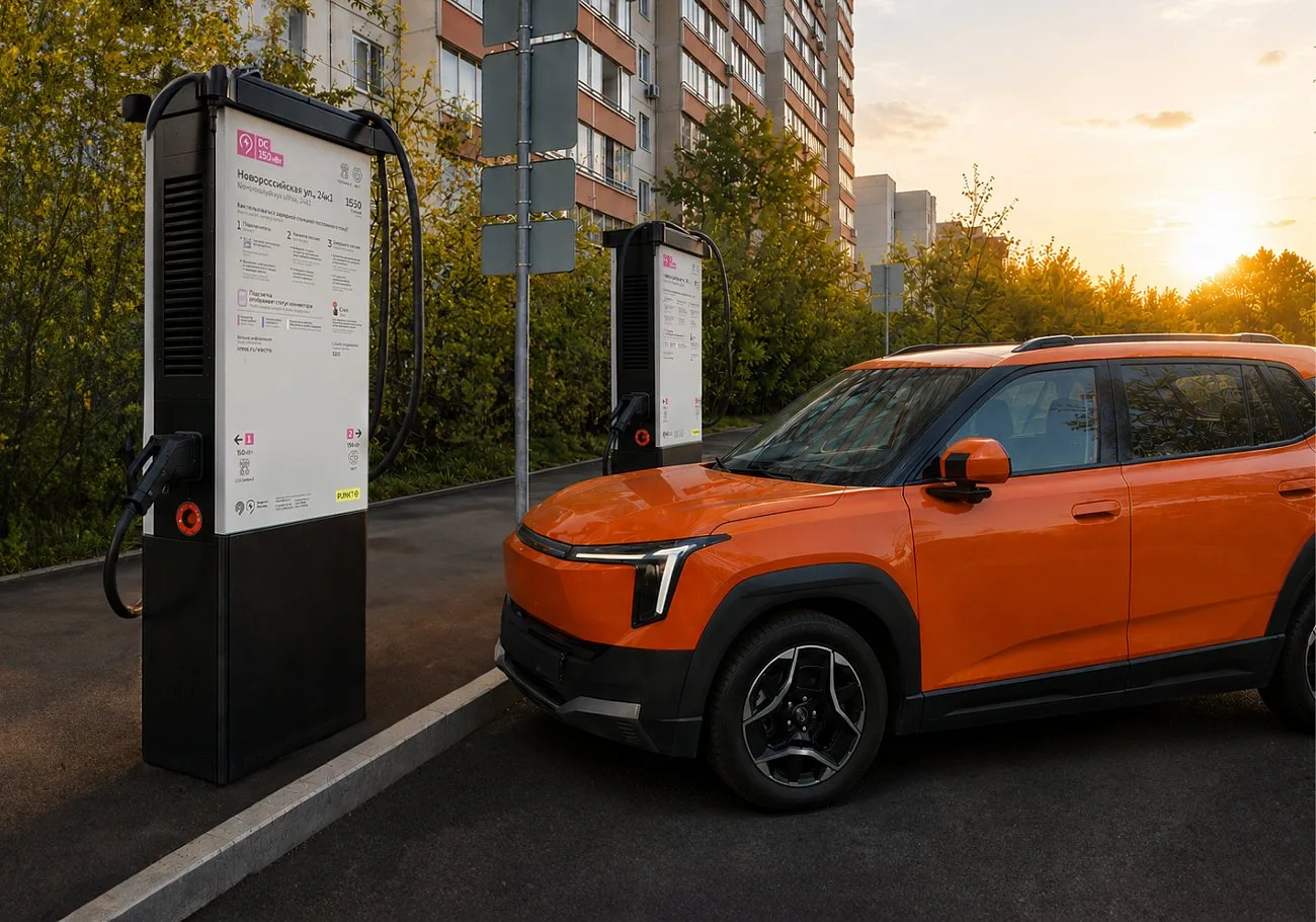 PUNKT E. PUNKT E установил 28 зарядных станций в рамках проекта «Энергия Москвы»