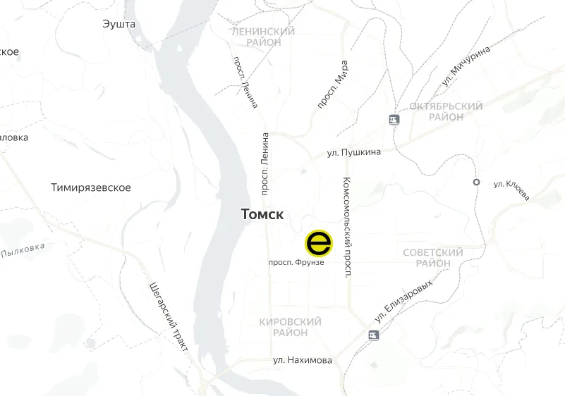 PUNKT E. Punkt E запускает сеть ЭЗС в Томской области